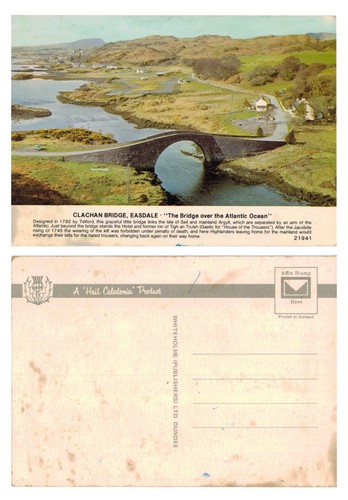 Vintage postcard clachan - postcard,