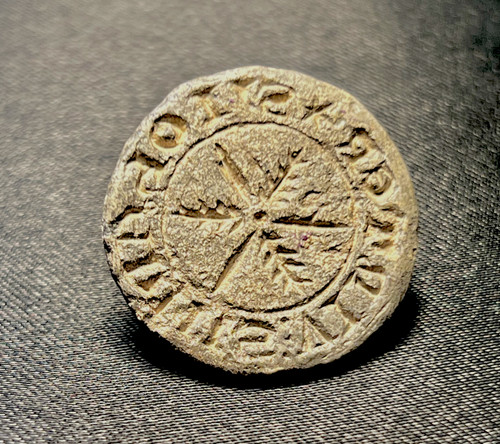 Medieval lead seal matrix - medieval,