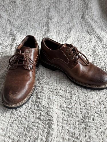 Clarks men brown leather - clarks, men’s