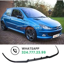 FRONT BLADE CUPRA STYLE PEUGEOT 206 UNDER BUMPER FRONT SPOILER SPLITTER