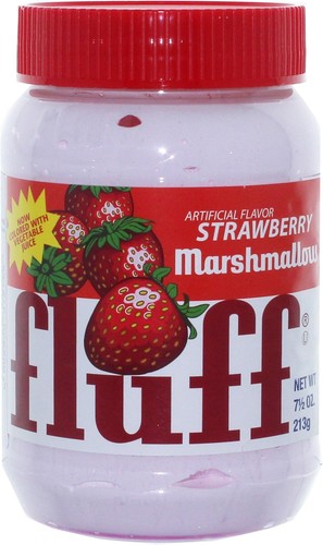 Fluff marshmallow strawberry - marshmallow,
