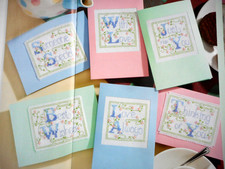THINKING OF YOU /BEST WISHES CARDS. 6 CROSS STITCH CHARTS. FOR CHARITY 🎁