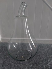 EXTRA LARGE  Clear Glass Pear  Shaped Terrarium/Displayplanter 50cm tall