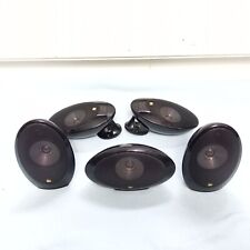 100W black KEF HTS1001 4 Satellites & centre SPEAKERS wall MOUNTABLE 2 brackets