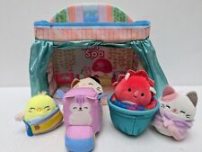 Squishmallows Squishville Day Spa Playsets 4 Figures VGC 