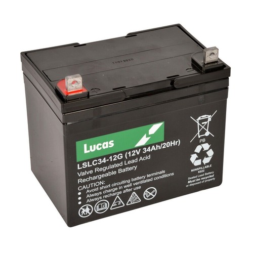 Lucas 12v 34ah - , hole