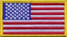 American Flag USA Stars and Stripes Embroidered Badge, Patch 80mm x 45mm