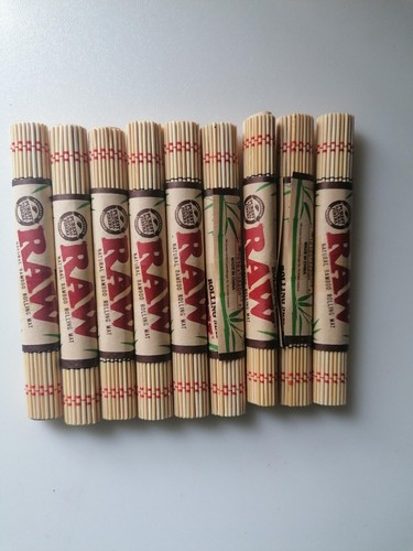 Raw bamboo rolling - raw, natural