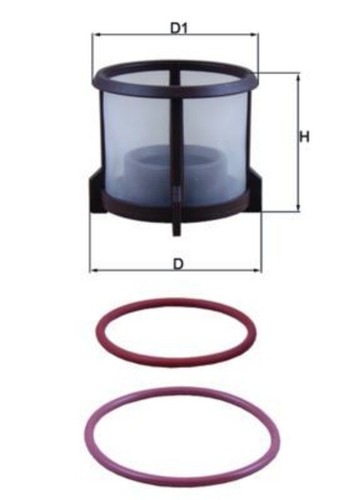 Mahle fuel filter - for, man