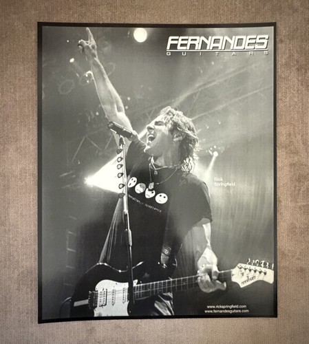 Rick springfield signed - rick,
