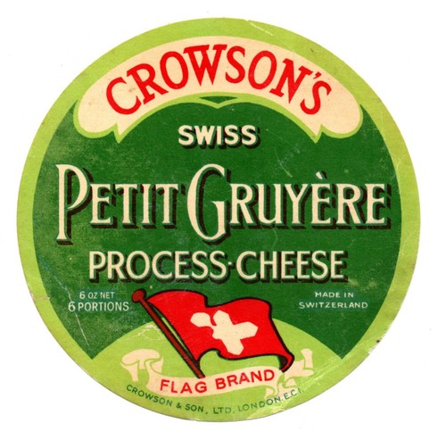 England vintage cheese label - england,