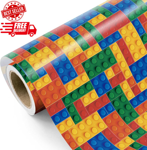 Bricks wrapping paper - wrapping, roll