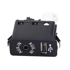 USB AUX Input Socket Port Plug For BMW 1 3 5 6 7 X1 X3 X4 X5 X6 Z4 MINI R56 R55