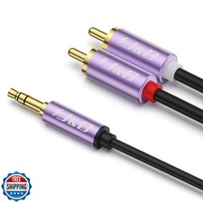 JandD 3.5mm Male to 2 RCA