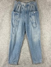 Isabel Marant Kerris Jeans Womens FR40 US8 Light Wash High Rise Tapered FLAW