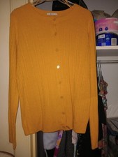 Ladies Mustard Cardigan