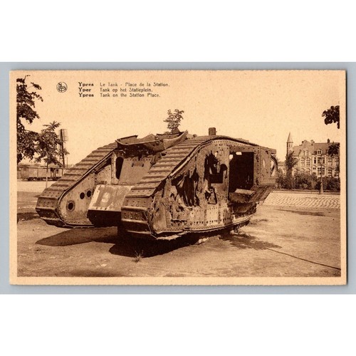 Wwi ypres belgium - belgium, tank