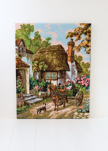 Vintage tapestry completed - vintage,