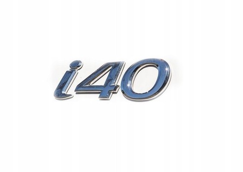 Hyundai i40 emblem inscription - hyundai,