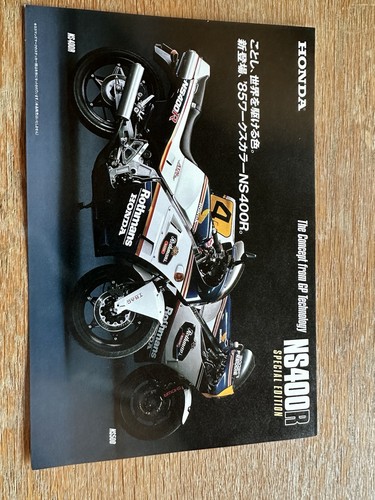 Honda ns400r rothmans brochure - honda,