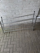 Metal black shoe rack stand - metal,