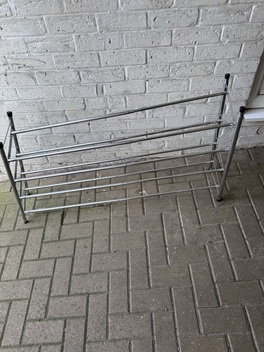 Metal black shoe - shoe, stand