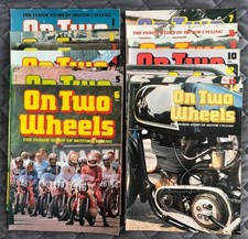  ON TWO WHEELS. Volume one. 13 magazines. 1976. Vintage. 