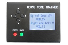 Morse Code Trainer Shortwave Radio Telegraph CW Key Learning Radio & Power