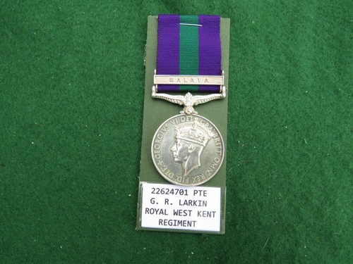 General service medal - general, bar