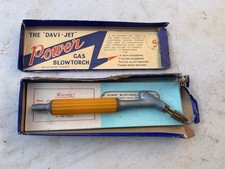 Vintage the davi jet power gas blowtorch