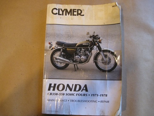 Clymer shop book - book, honda