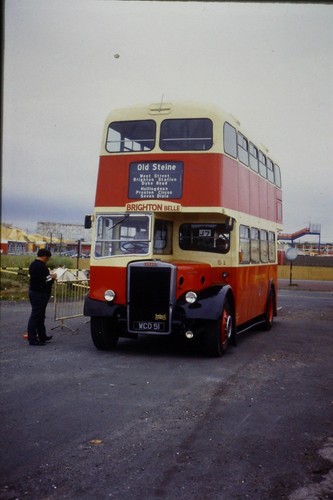 35mm original colour bus slide - bus,