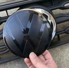 2Pcs VW BLACK BADGES FRONT &