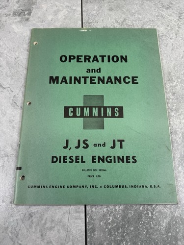 Cummins diesel engines - cummins, jt