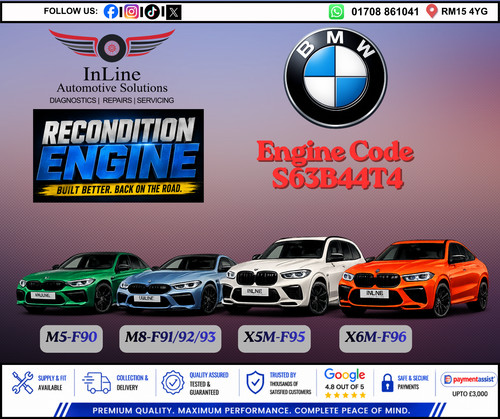 Bmw s63b44t4 reconditioned - bmw,