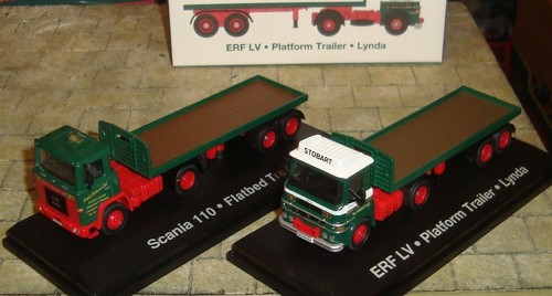 Erf platform trailer - erf,