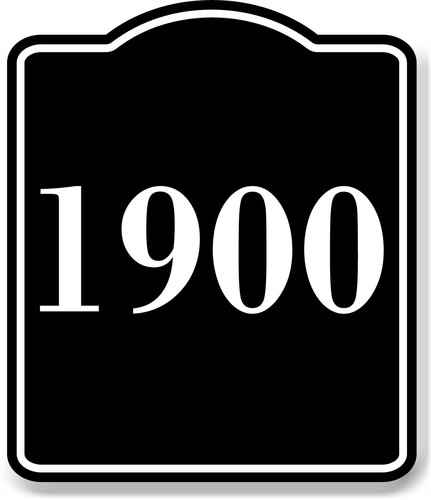1900 bay garage door - garage, plate