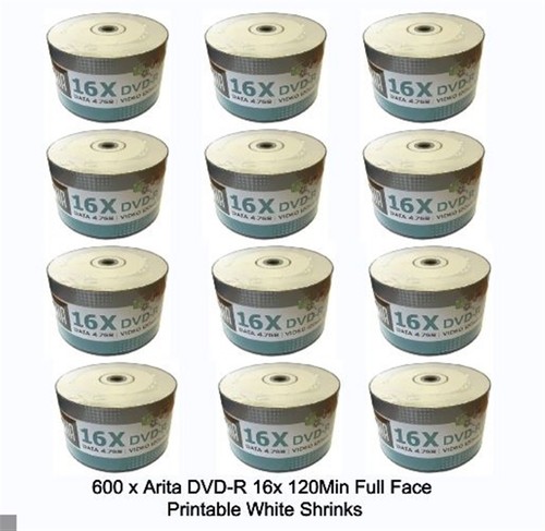 600 arita ritek dvd - 600, dvd-r