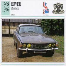 1968-1976 ROVER 3500 P6B Classic Car Photograph / Information Maxi Card