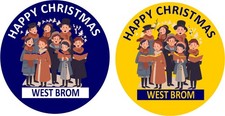 West Brom Happy Christmas Pin