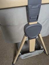 Silver Cross Lunar Bedside Baby Crib with Mattress