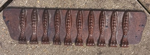 Vintage old iron fire fret - vintage,