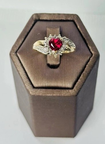 Red spinel and - , gold