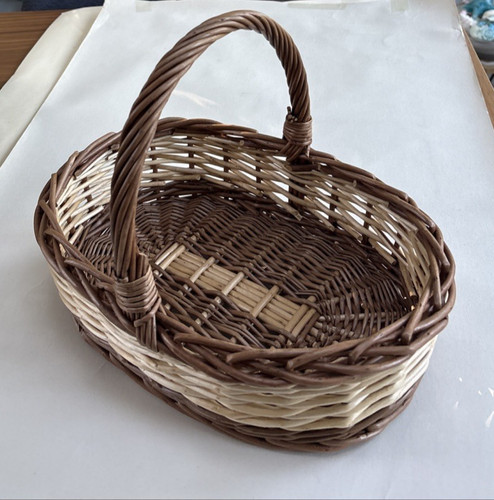 Decorative woven basket two - decorative,