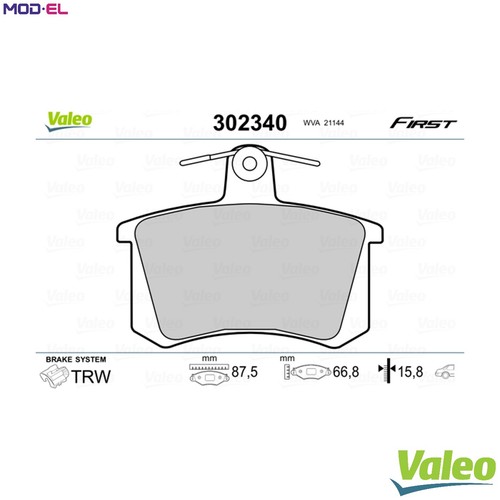 Brake pad set disc - set,