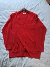 Damart Red Ladies Cardigan