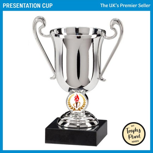 Silver presentation cup - silver,