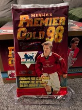 Merlin's Premier League Gold 1998 Trading Cards Single Sealed Pack