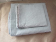 Tesco Duck Egg & Grey Single Duvet Cover & Pillowcase Set