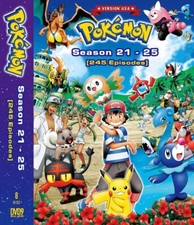 Pokemon Season 21-25 Sun &